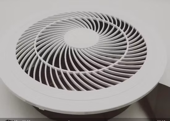 4 Inch Hot Selling Plastic Ceiling Mounted Centrifugal Exhaust Fan for Toilet